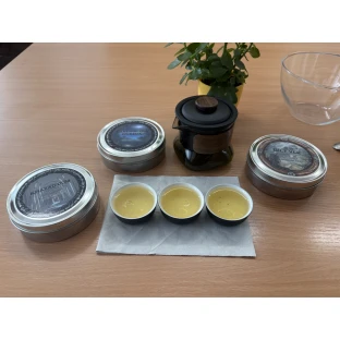 Cestovní čajová souprava - sklo a porcelán