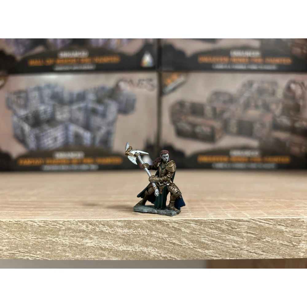 D&D Miniatures: Icons of the Realms - Half-Orc Fighter Female
