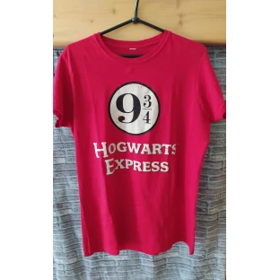 Damen-T-Shirt Harry Potter - Hogwarts Express, rot