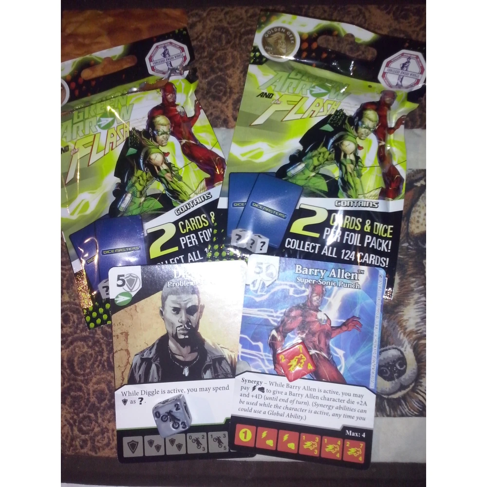 DC Dice Masters: Green Arrow and The Flash Booster