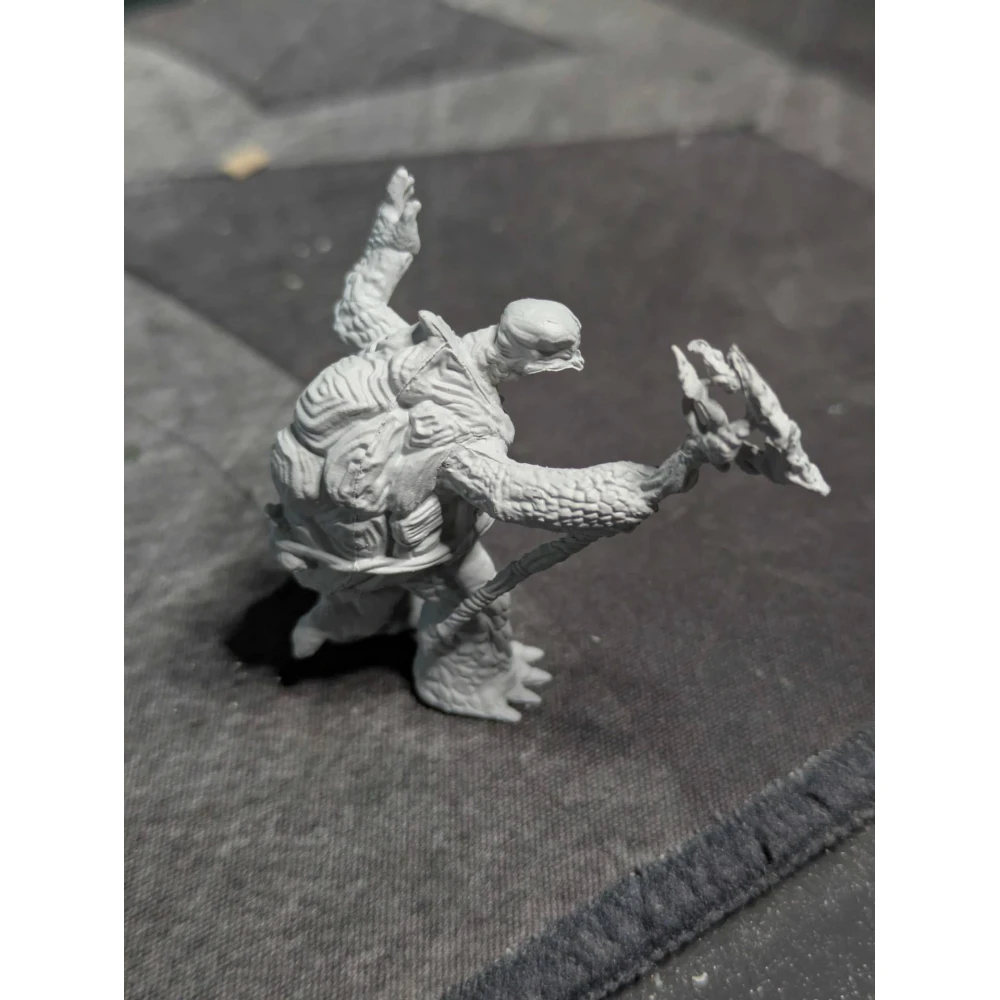 D&D Nolzur's Marvelous Miniatures: Tortle Druid & Wild Shape Giant Lizard