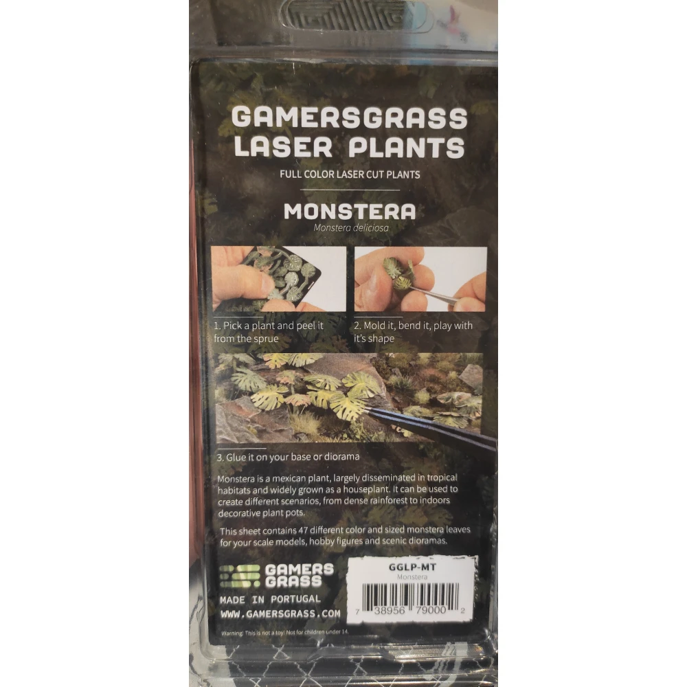 Dekorace GamersGrass: Laser Plants - Monstera