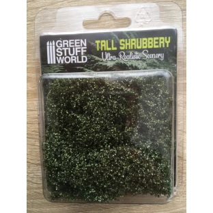 Dekorace Green Stuff World - Tall Shrubbery: Dark Green