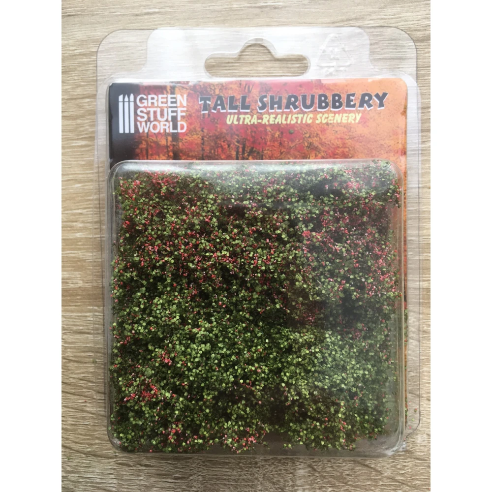 Dekorace Green Stuff World - Tall Shrubbery: Red Green