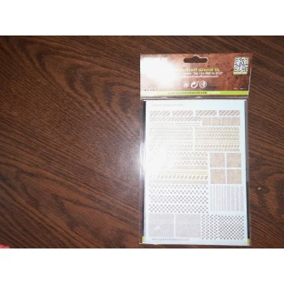 Dekorace Green Stuff World: Waterslide Decals - Caution Strips and Signs