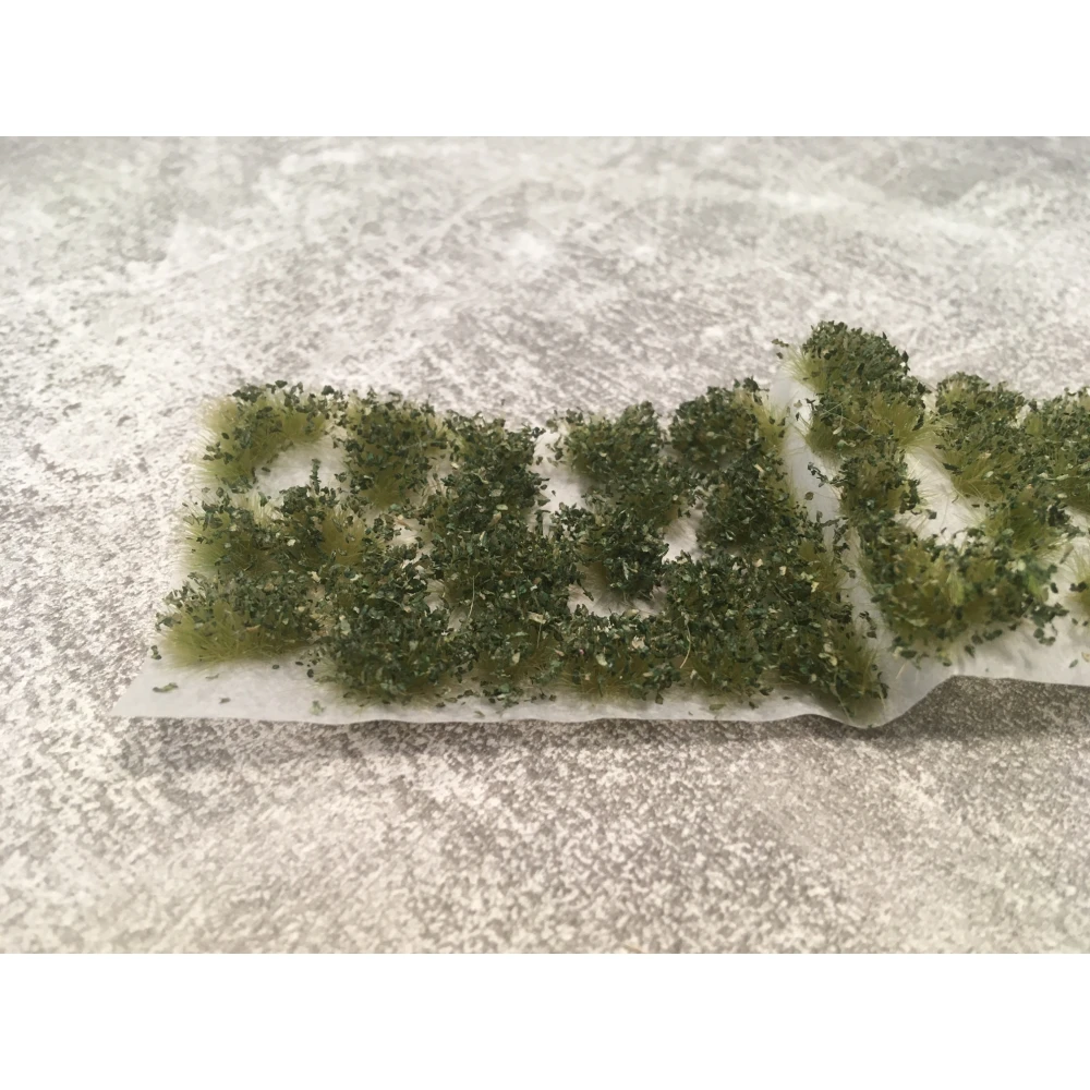 Shrubs Tufts Decoration - Dark Green, self-adhesive
