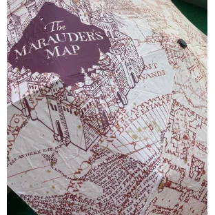 Dáždnik Harry Potter - Záškodnícka mapa, mapa