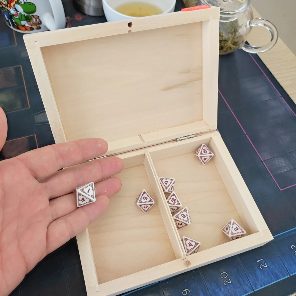 Wooden card box