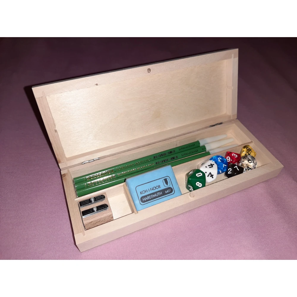 Wooden pencil case