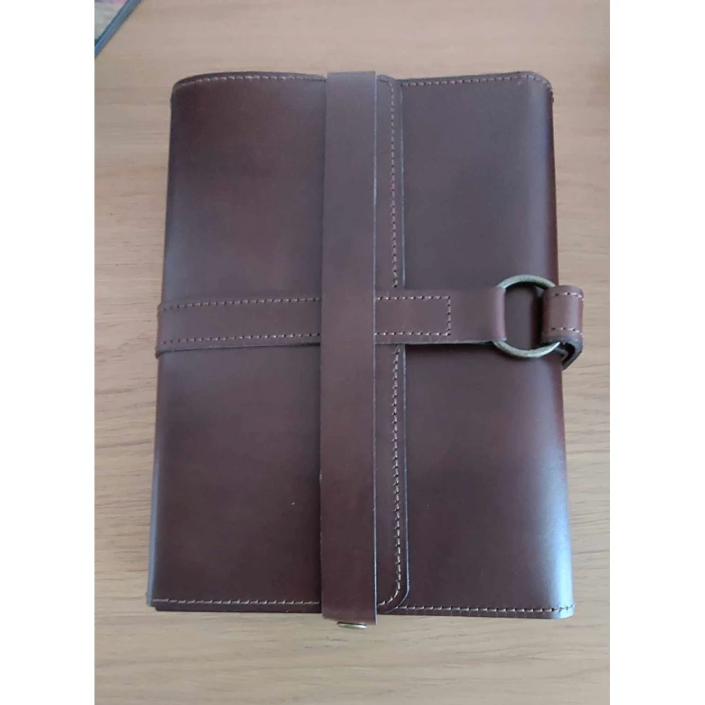 Wooden Dice Tray in a Leather Case