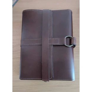 Wooden Dice Tray in a Leather Case