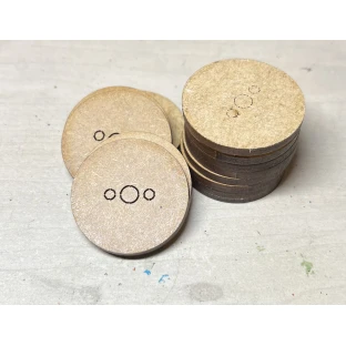 MDF Bases - Round 32mm (20 pcs)