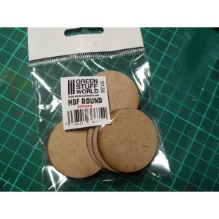 Dřevotřískové podstavce MDF Bases - Round 40mm (10 ks)