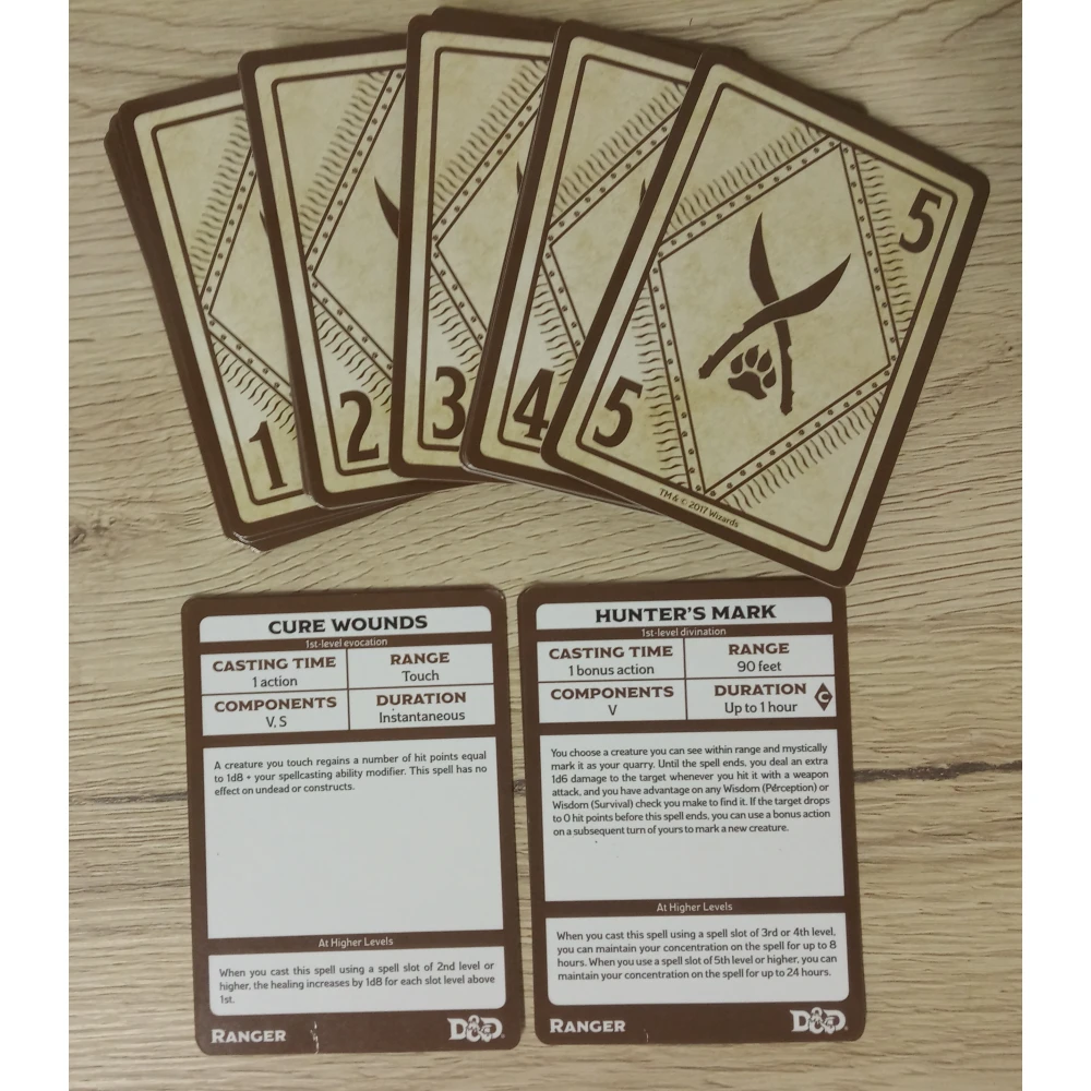 Dungeons and Dragons: Spellbook Cards - Ranger (46 cards)