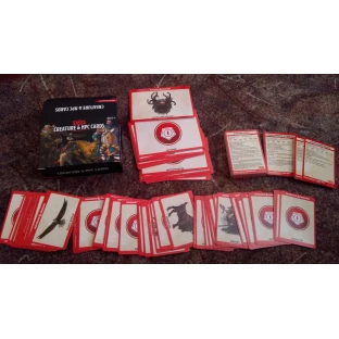Dungeons & Dragons: Monster Card - NPCs & Creatures (182 karet)