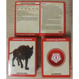 Dungeons & Dragons: Monster Card - NPCs & Creatures (182 karet)