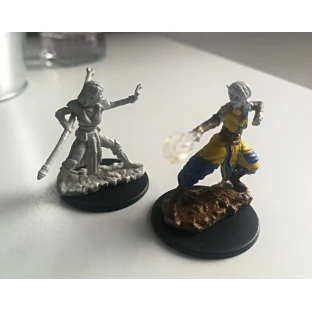 Dungeons & Dragons: Nolzur's Miniatures - Female Half-Elf Monk