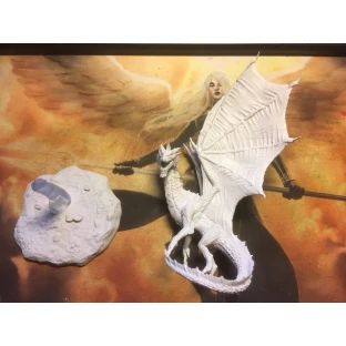 Dungeons & Dragons: Nolzur's Miniatures - Young Silver Dragon