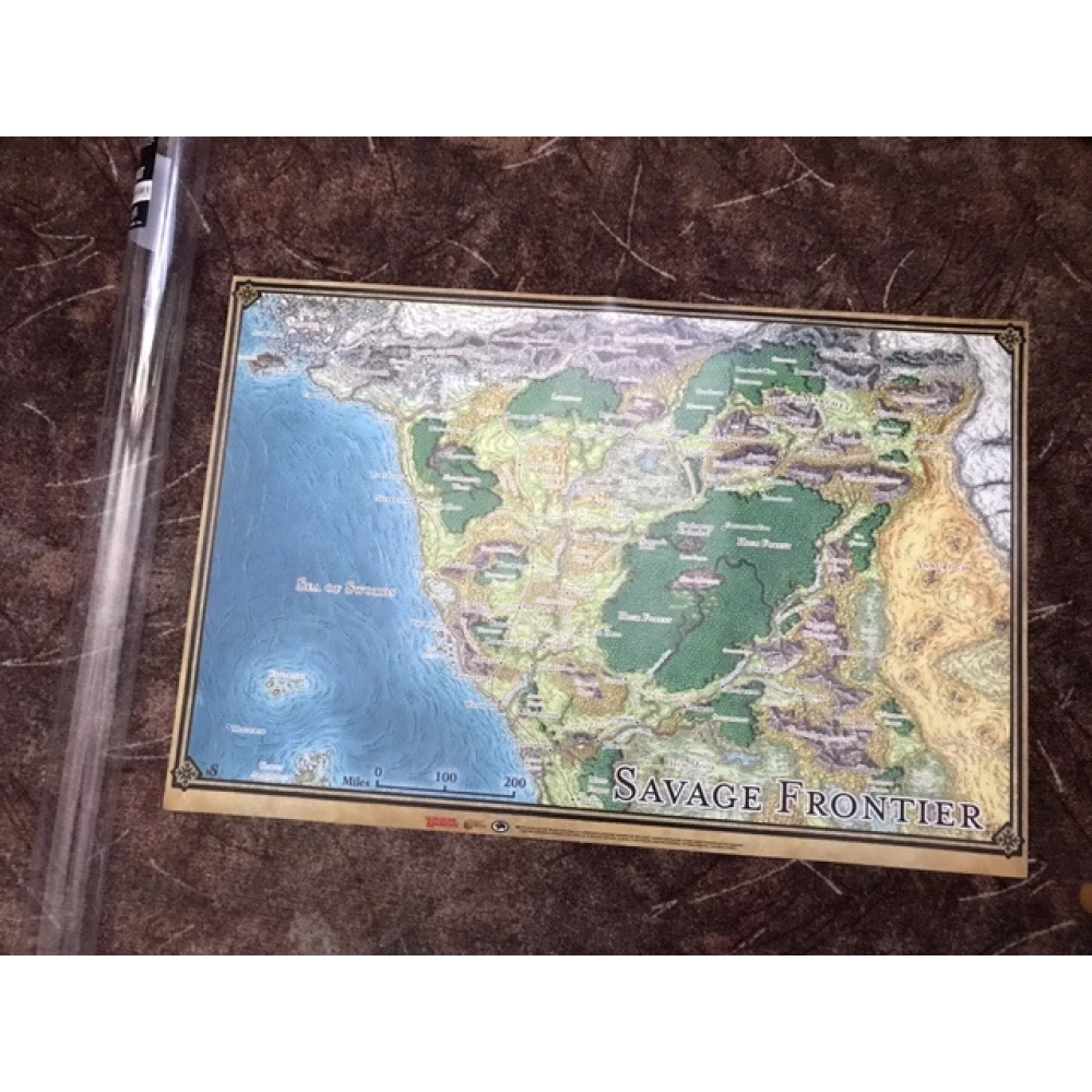 Dungeons & Dragons: Savage Frontier Map