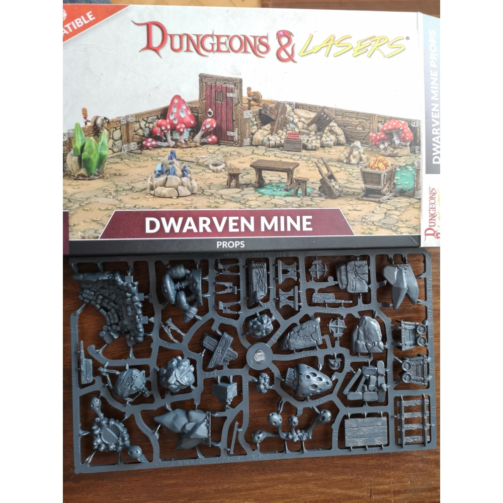 Dungeons & Lasers: Dwarven Mine Props