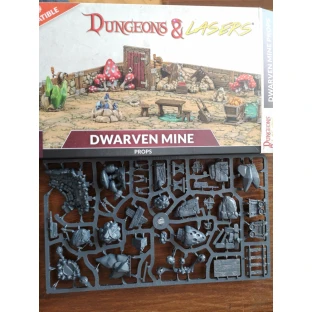 Dungeons & Lasers: Dwarven Mine Props