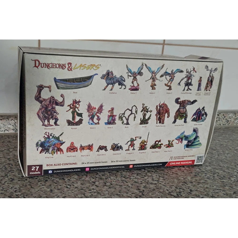 Dungeons & Lasers: Fantasy Miniatures Set