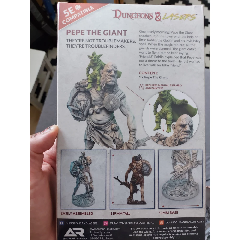 Dungeons & Lasers: Pepe the Giant