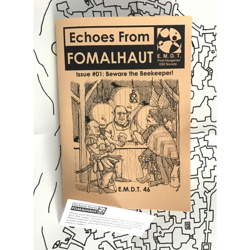 Echoes From Fomalhaut 01: Beware the Beekeeper!