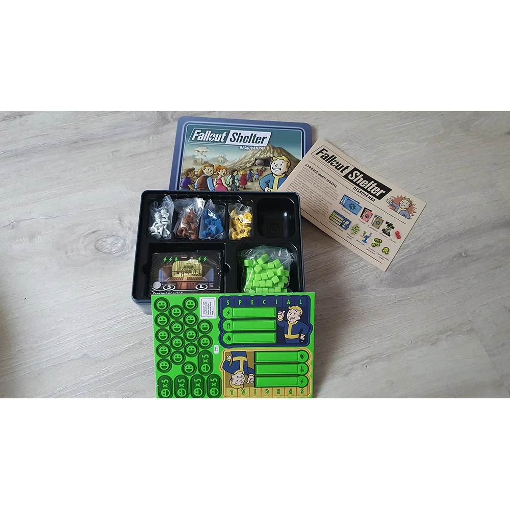 Fallout Shelter - desková hra - česky