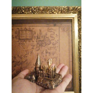 Harry Potter Figur - leuchtendes Schloss Hogwarts