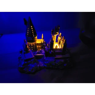 Harry Potter Figur - leuchtendes Schloss Hogwarts