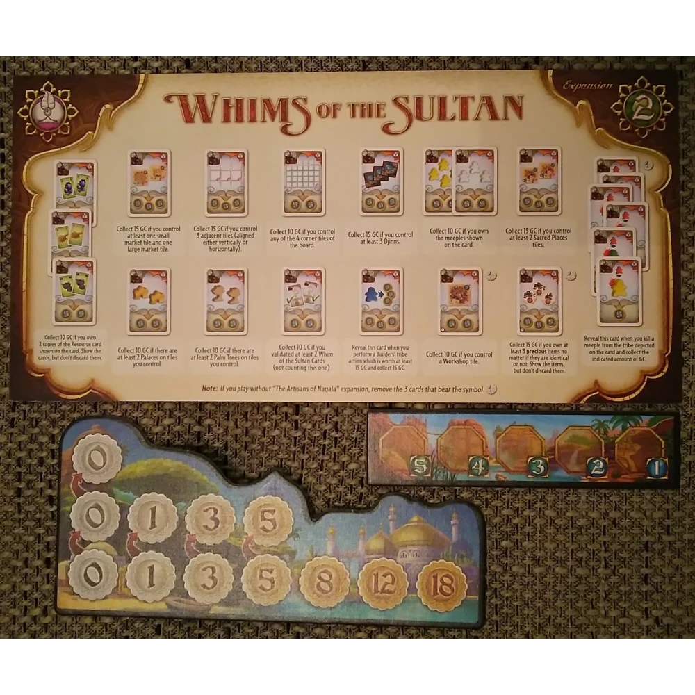 Five Tribes: Whims of the Sultan