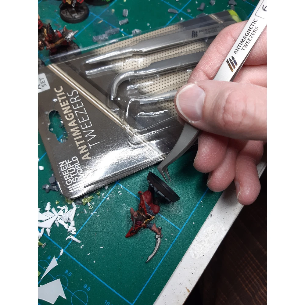 Green Stuff World: Anti-magnetic Tweezers, 4 pcs