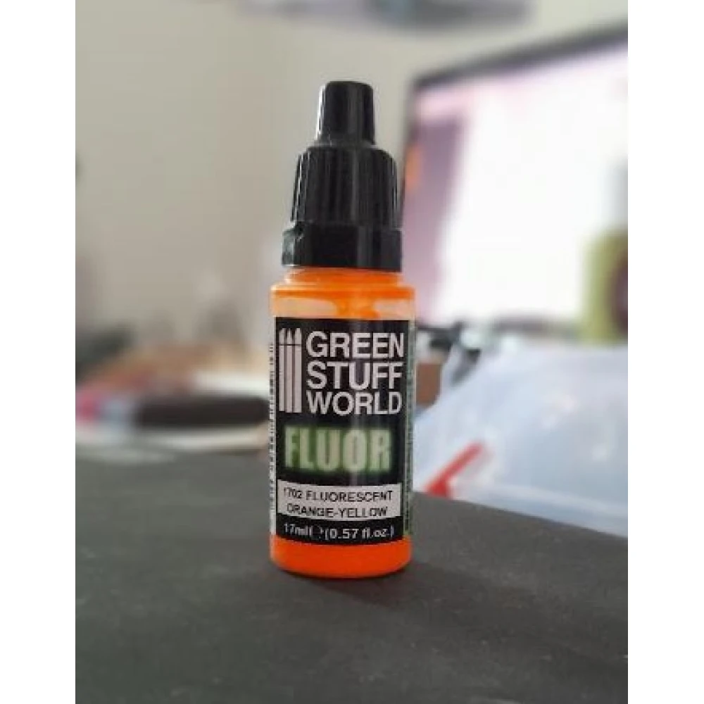 Green Stuff World: Fluor Paint Yellow-Orange (UV)