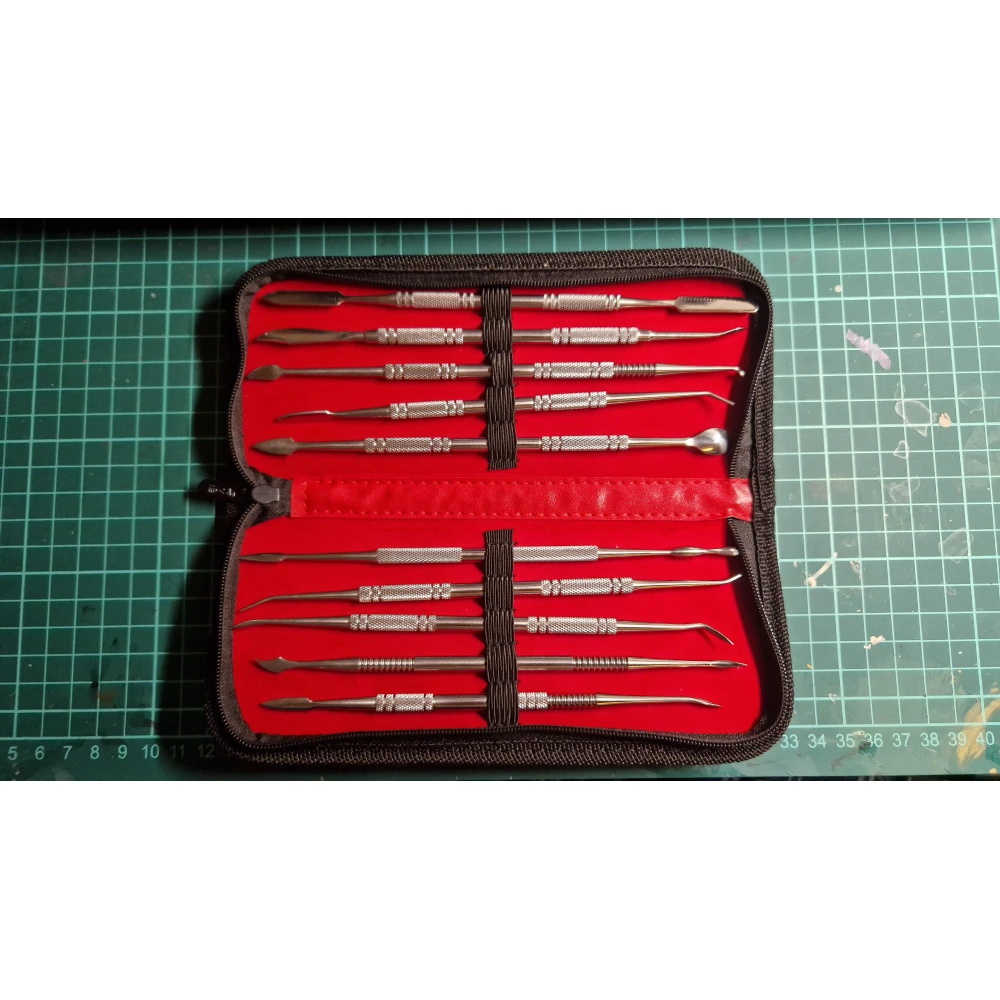 Green Stuff World: Modellbau-Werkzeugset mit Etui, 10-tlg.