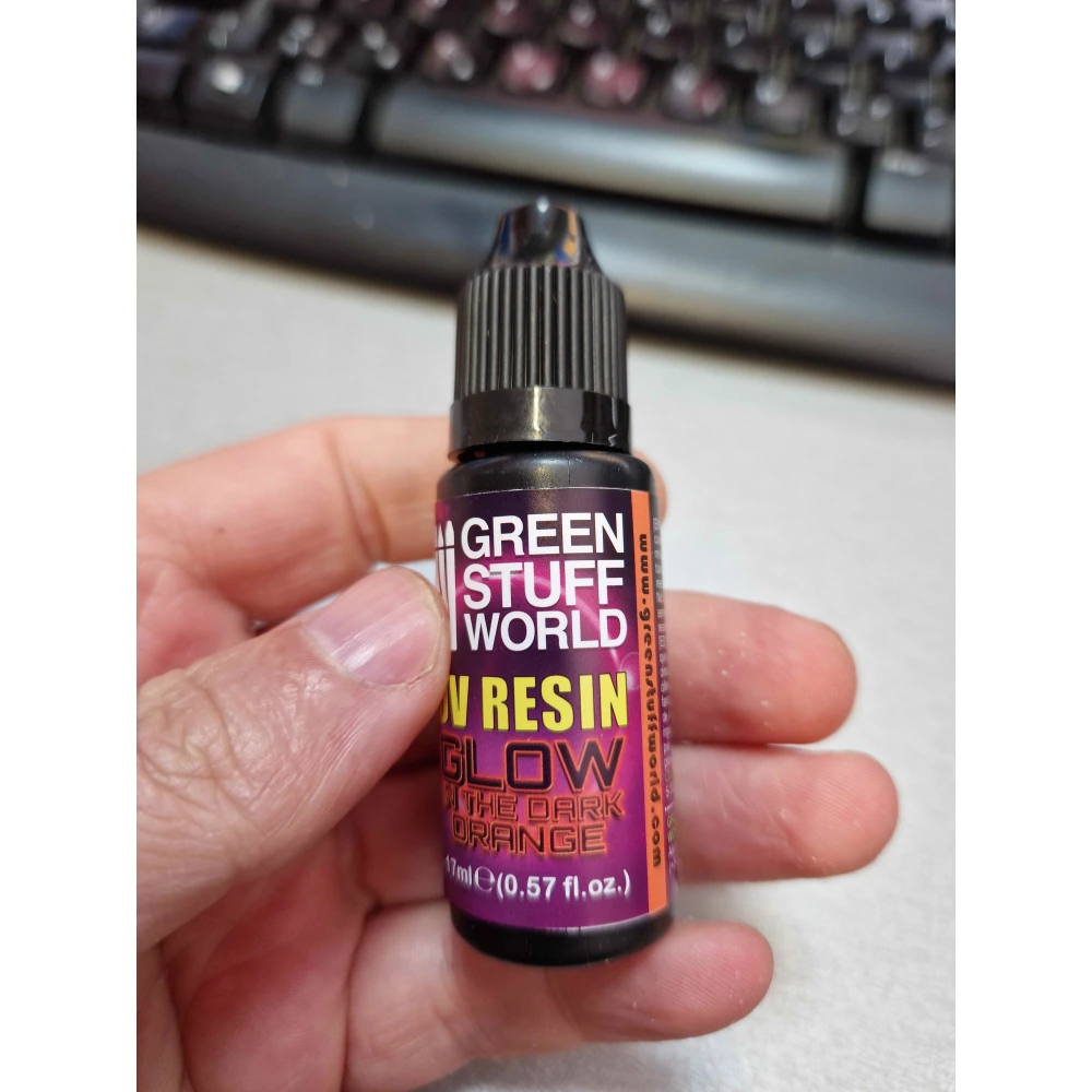 Green Stuff World: UV Resin - Glow in the Dark: Orange