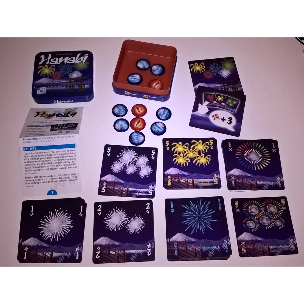 Hanabi - plechová krabička