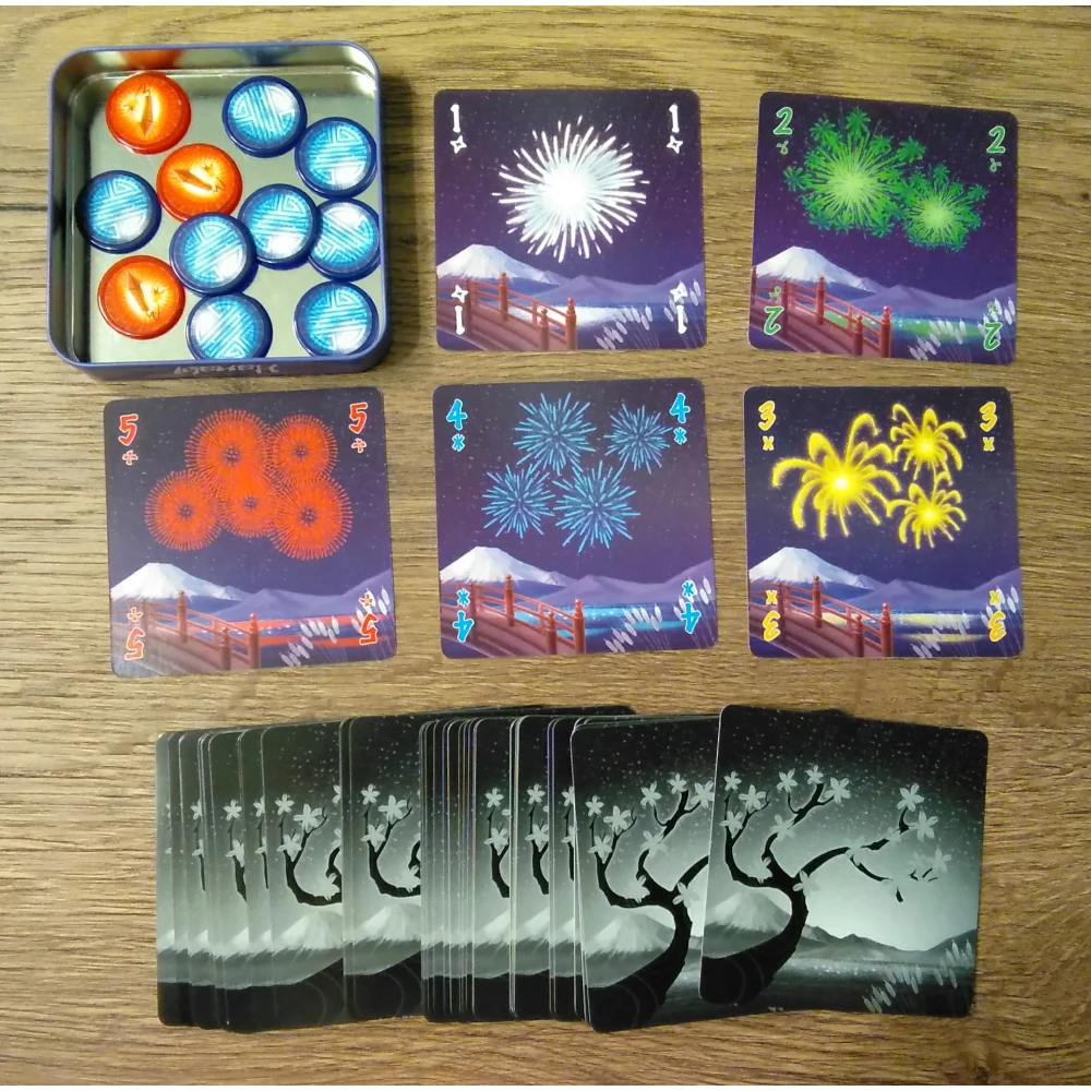 Hanabi - plechová krabička