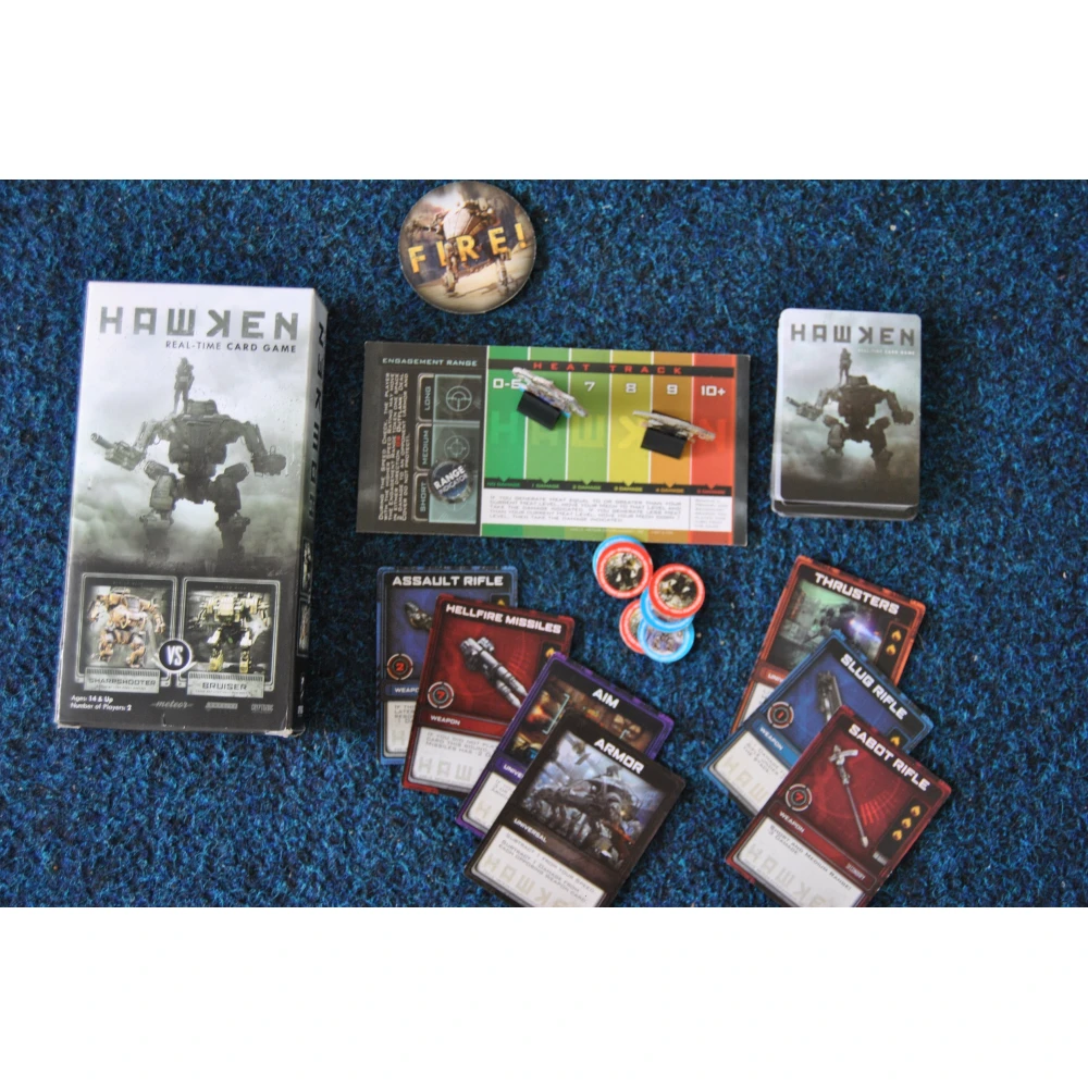 Hawken Real-Time Card Game: Sharpshooter vs. Bruiser