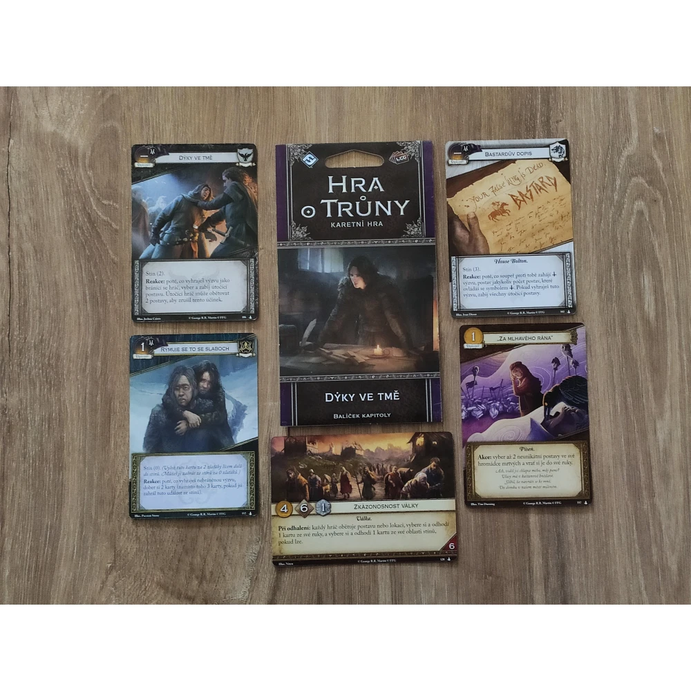 Hra o trůny - karetní hra: Dýky ve tmě