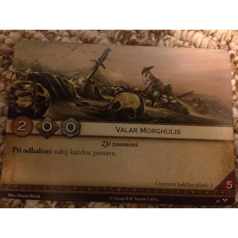 Hra o trůny - karetní hra: Zde je můj nárok