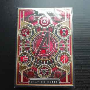 Theory11 Playing Cards: Avengers (Red)