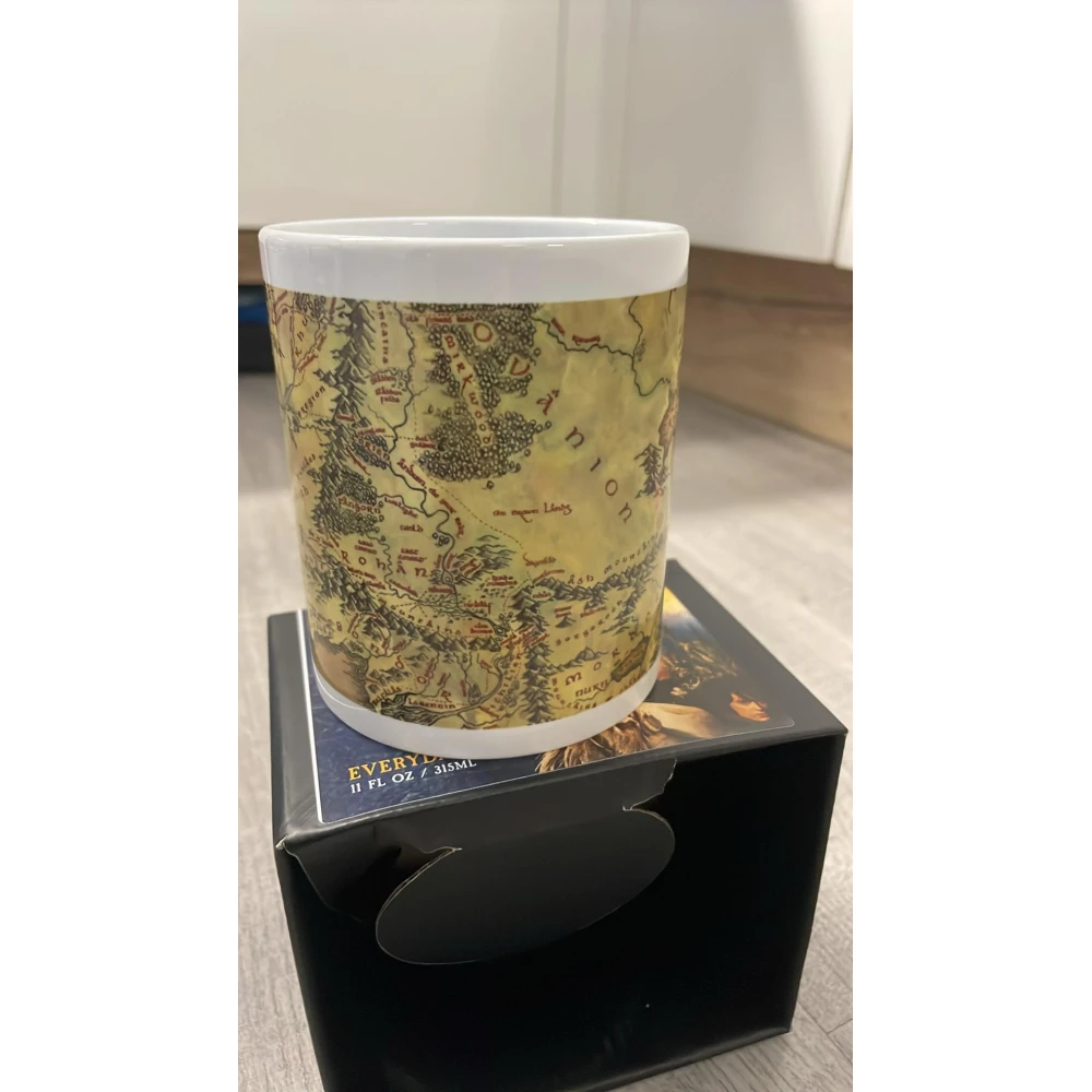 Herr der Ringe Tasse - Karte von Mittelerde