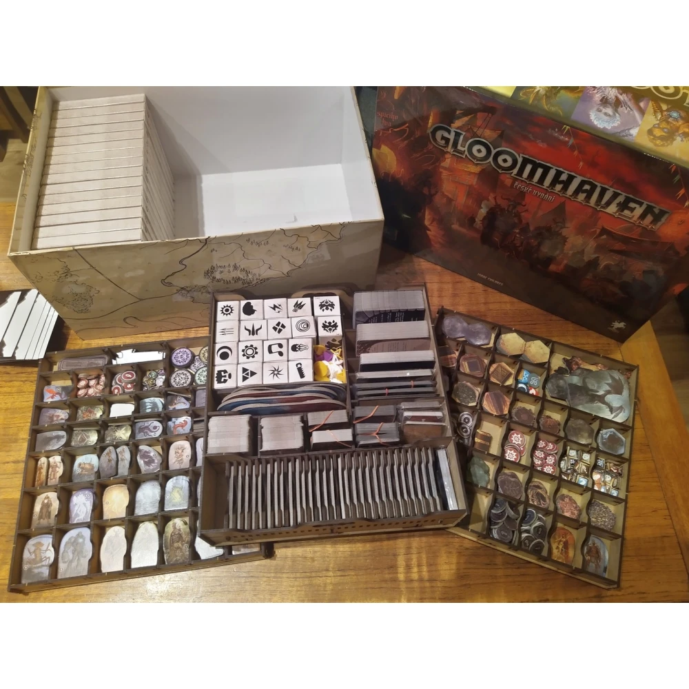 Insert na herní komponenty - Gloomhaven