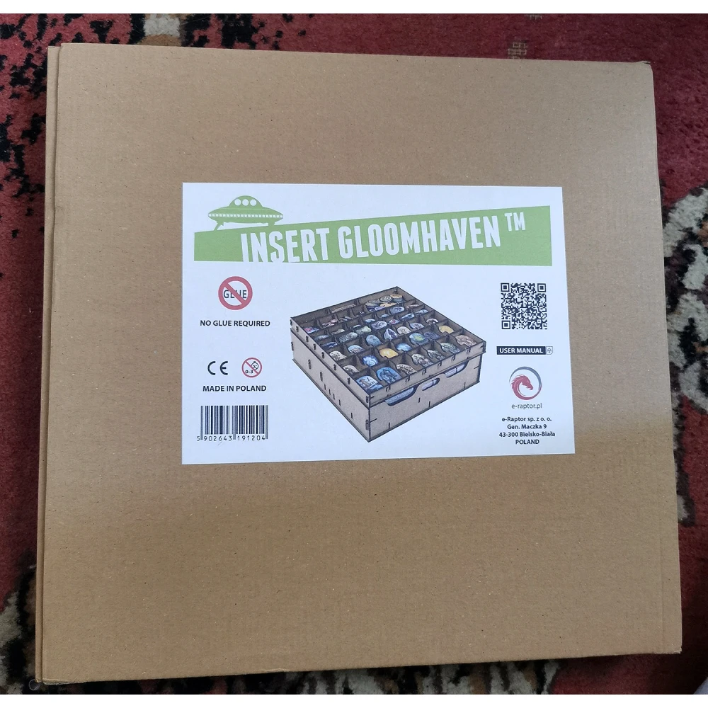 Insert na herní komponenty - Gloomhaven