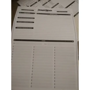 Jeskyně a draci - Party Sheet