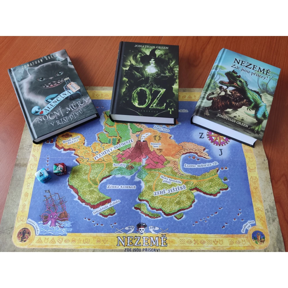 Jonathan Green - komplet gamebooků