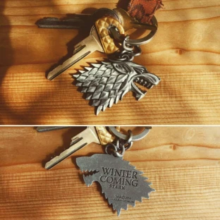 Game of Thrones Schlüsselanhänger - Stark - groß