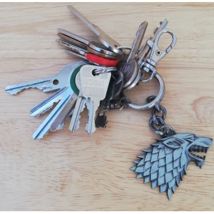 Game of Thrones Schlüsselanhänger - Stark - groß