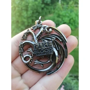 Kľúčenka Game of Thrones - Targaryen (kovová)